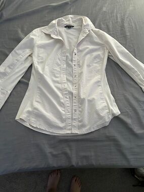 Zac & Rachel White Tailored Button-Down Shirt